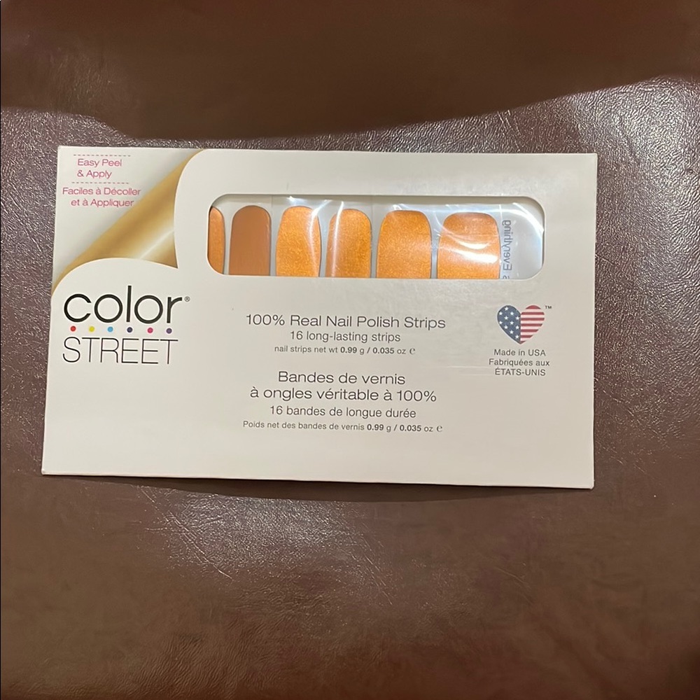Color Street Vibrant Orange Nail Strips